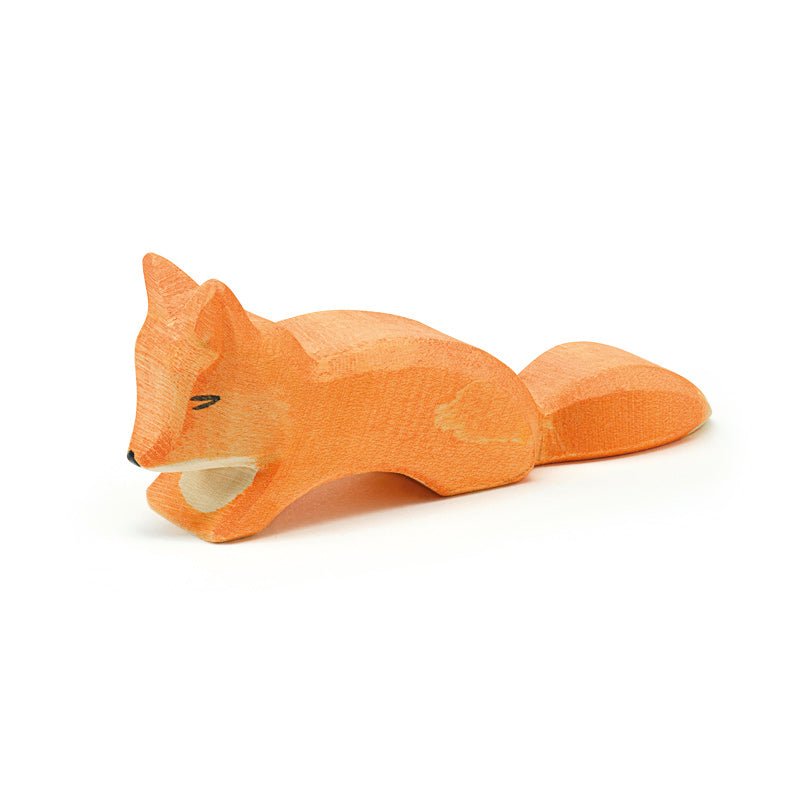 Ostheimer Wooden Figure - Fox, Small, Creeping