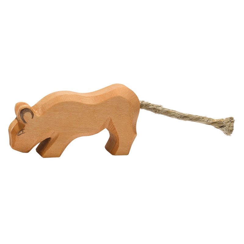 Ostheimer Wooden Lion, small head low