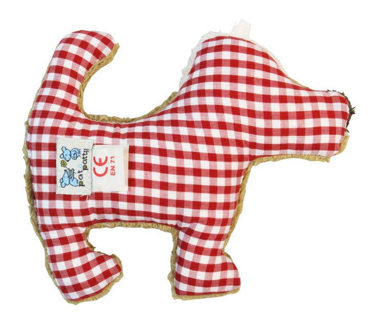 Pat & Patty Organic Cotton Dog Rattle