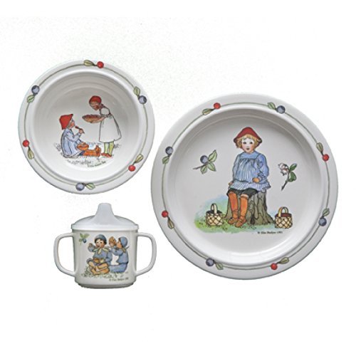 Peter in Blueberry Land Dish Set By Elsa Beskow