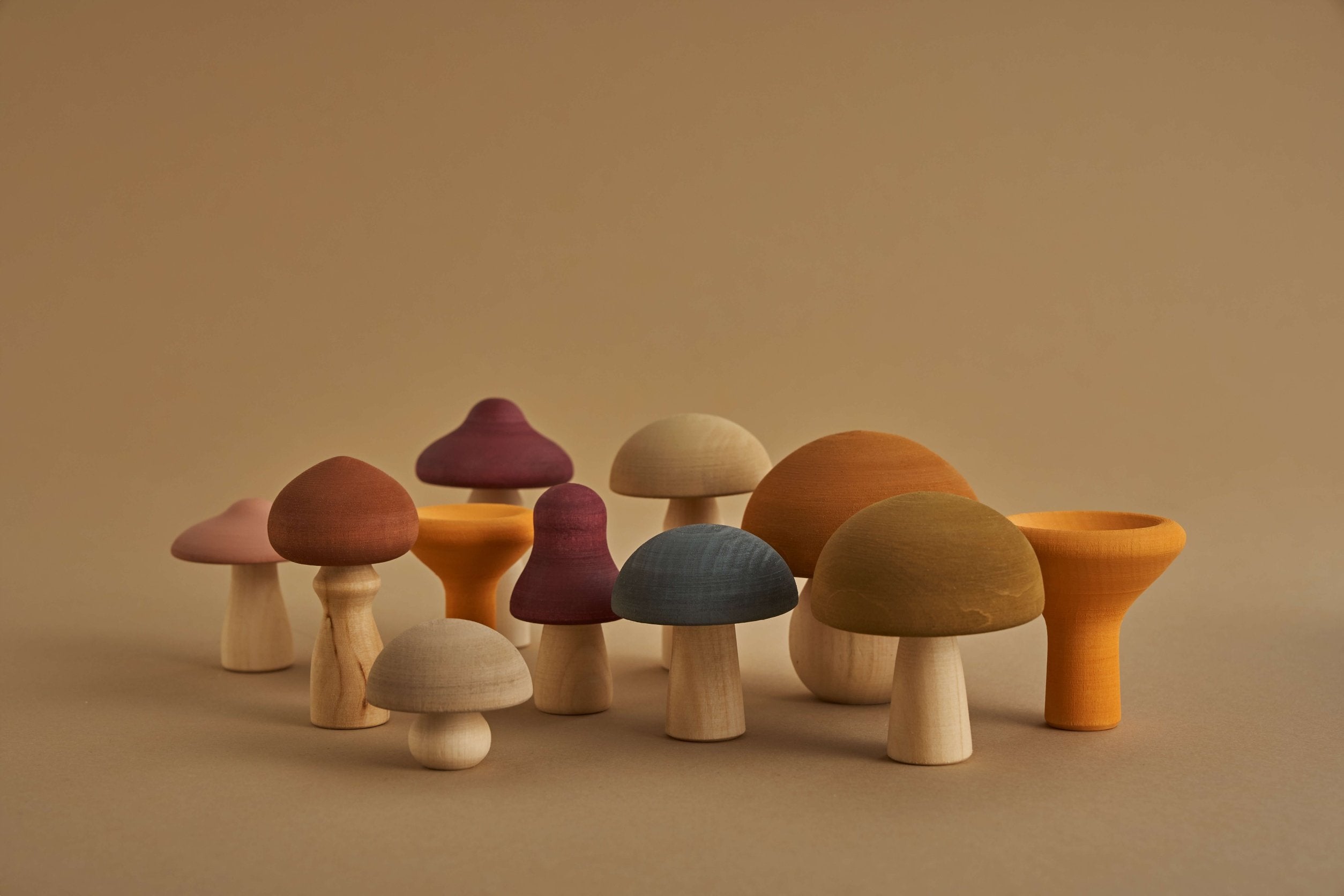 Bumbu Handmade Wooden Mushrooms
