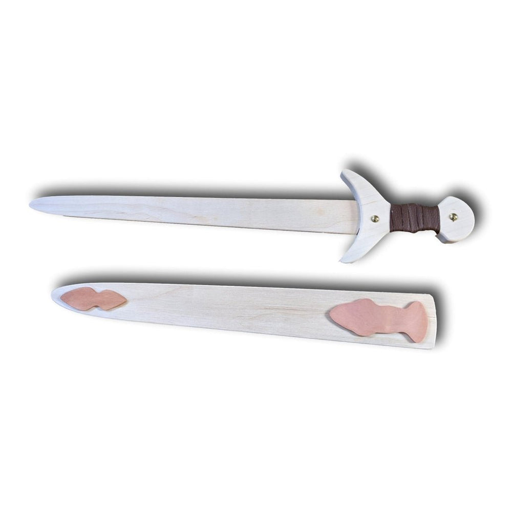 Roman Sword with Bright Wooden Sheath - Challenge & Fun, Inc.-HZ19203-1-1