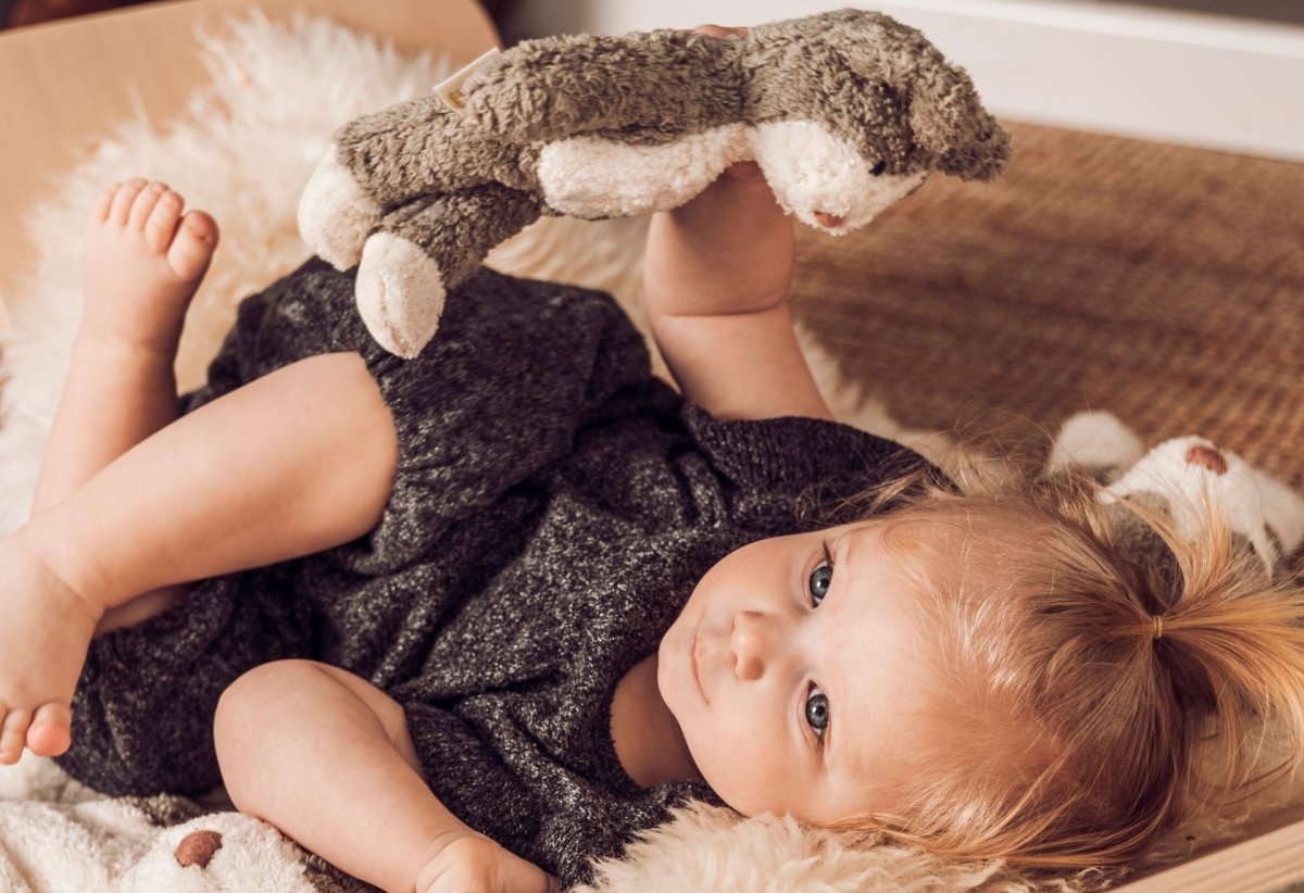 Senger Organic Cotton Floppy Animal Cat, Baby - Challenge & Fun, Inc. - SG-Y21912 - 2