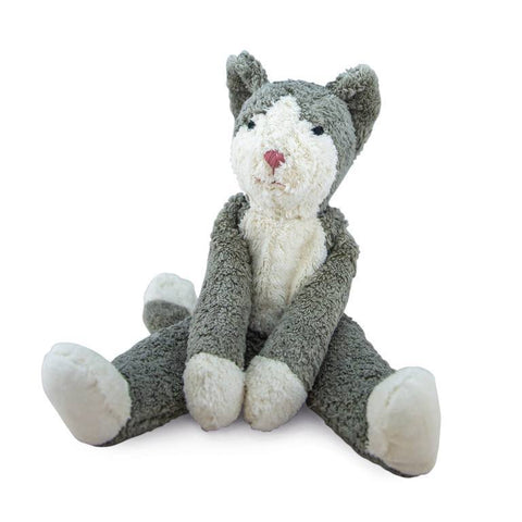 Senger Organic Cotton Floppy Animal Cat, Large 16"
