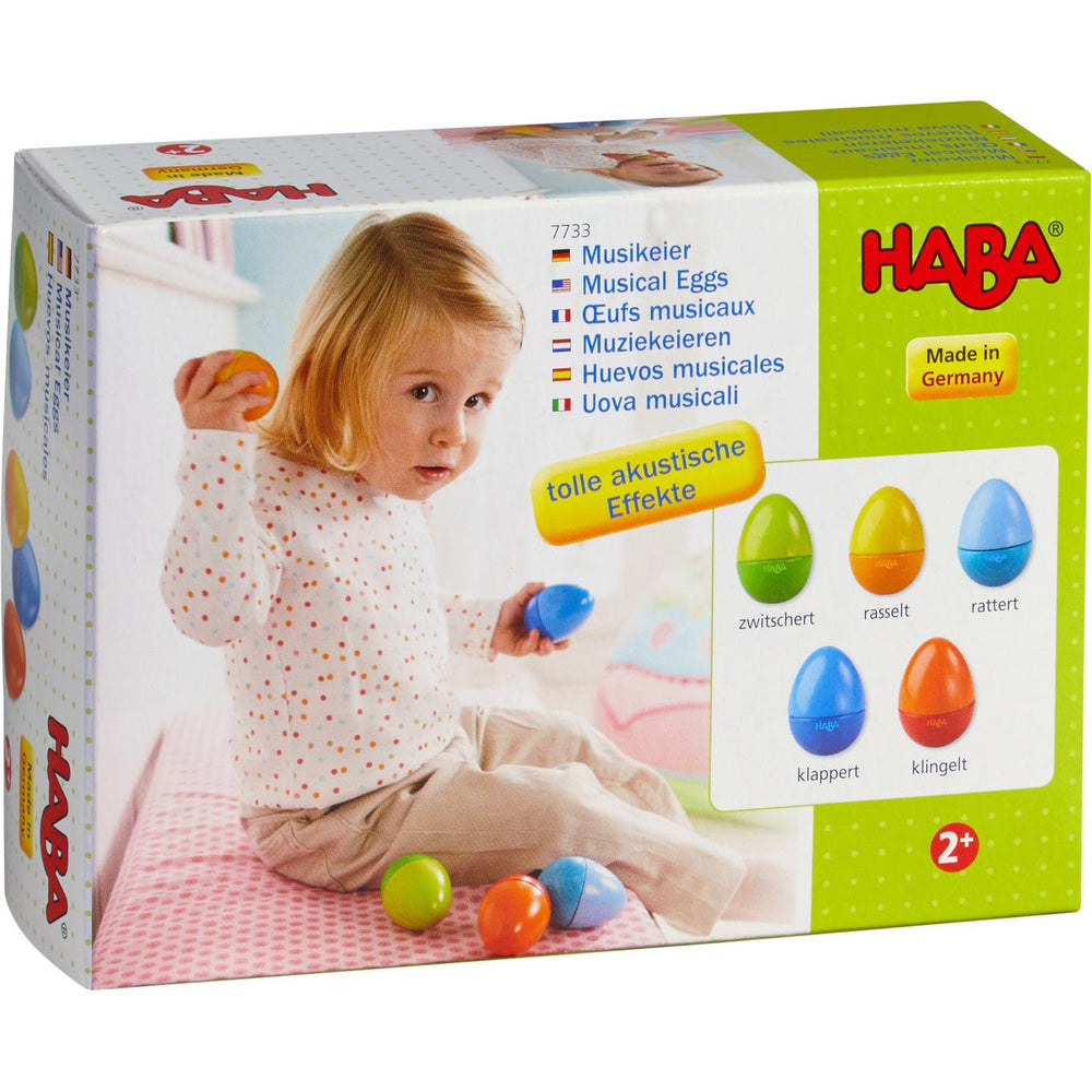 
                  
                    Set of 5 Wooden Musical Eggs by Haba
                  
                