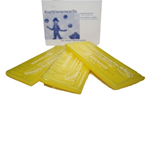 Stockmar Modeling Beeswax - 3 Pieces Lemon Yellow