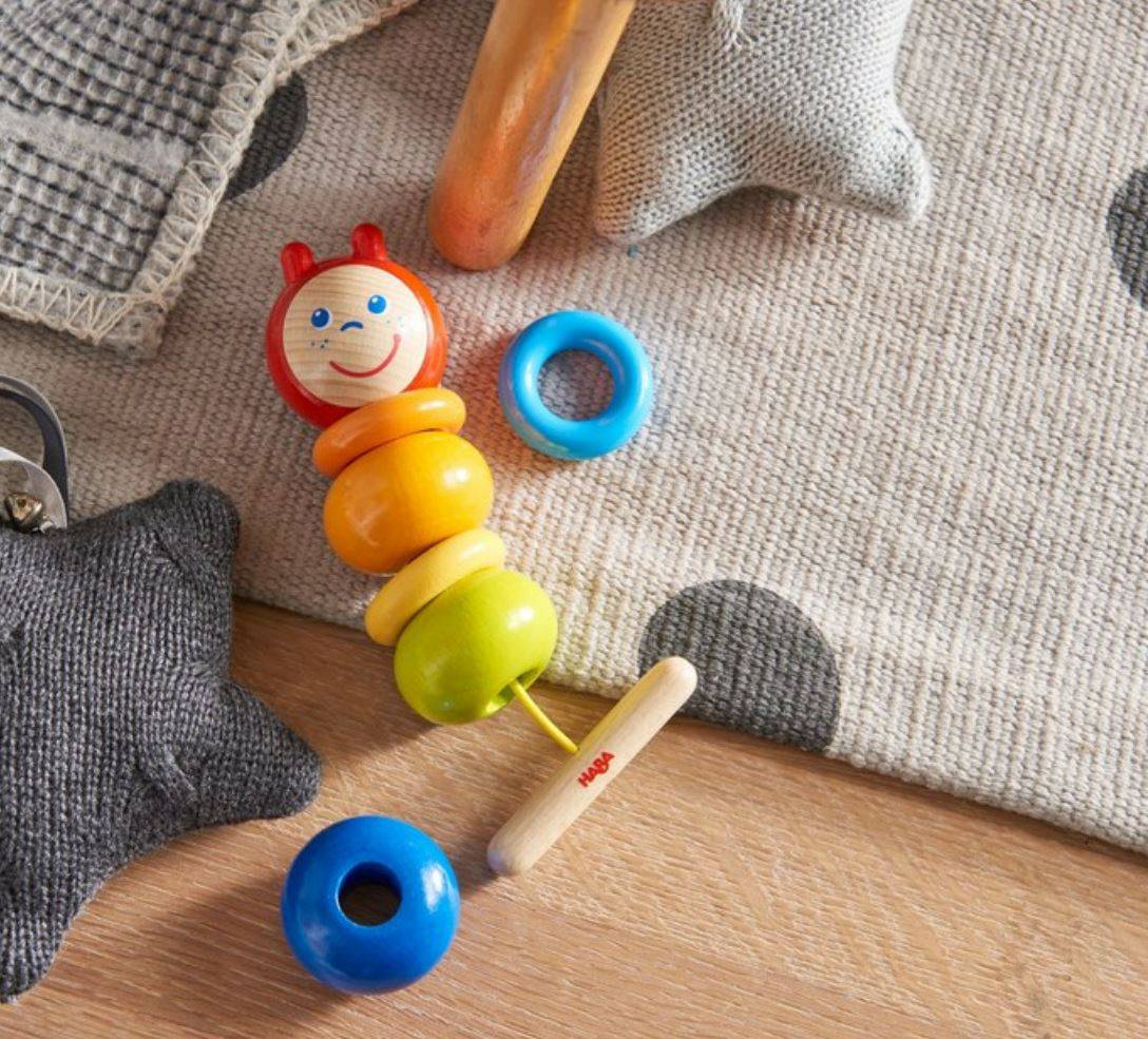 Threading Game - Caterpillar- by Haba - Challenge & Fun, Inc.