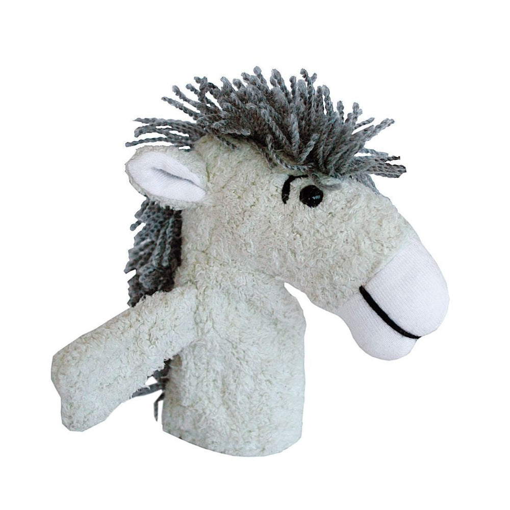 White horse finger puppet - challengeandfunretail