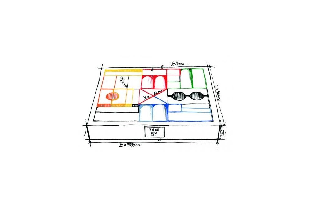 
                      
                        Wooden Blocks in Tray - 30 pcs Rainbow
                      
                    