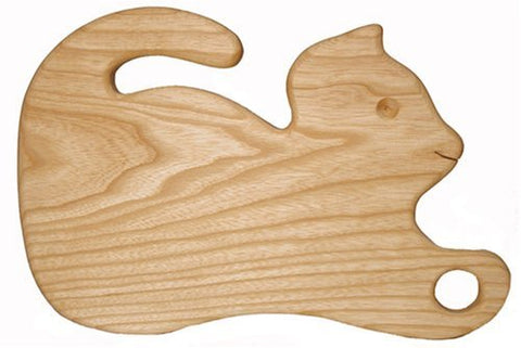 Wooden Breakfast Board - Cat