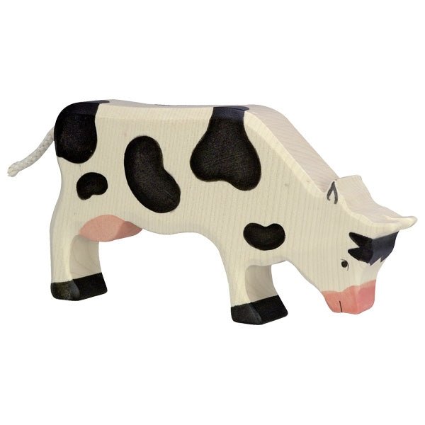 Wooden Cow, Grazing, by Holztiger - Challenge & Fun, Inc.-HT80002-1
