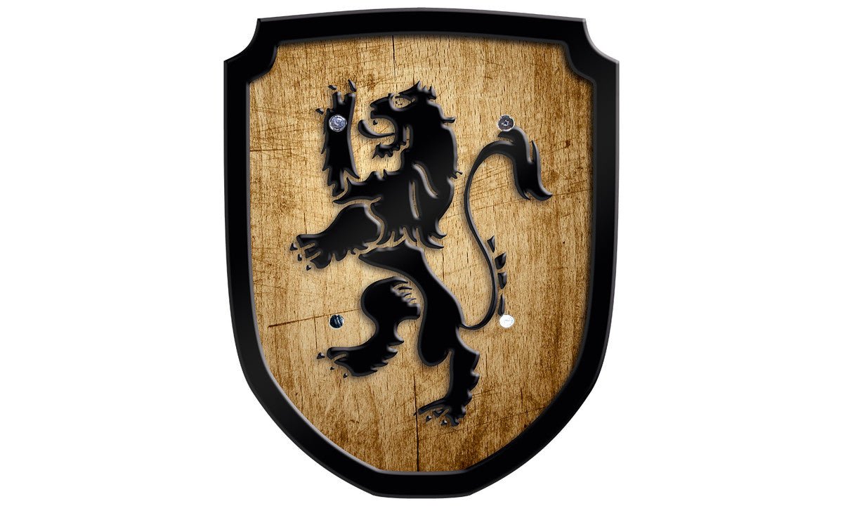 
                  
                    Wooden Shield - Lion
                  
                